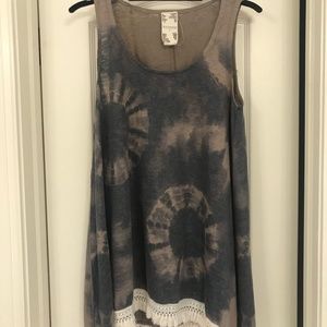 Tie Dye Fringe Dress